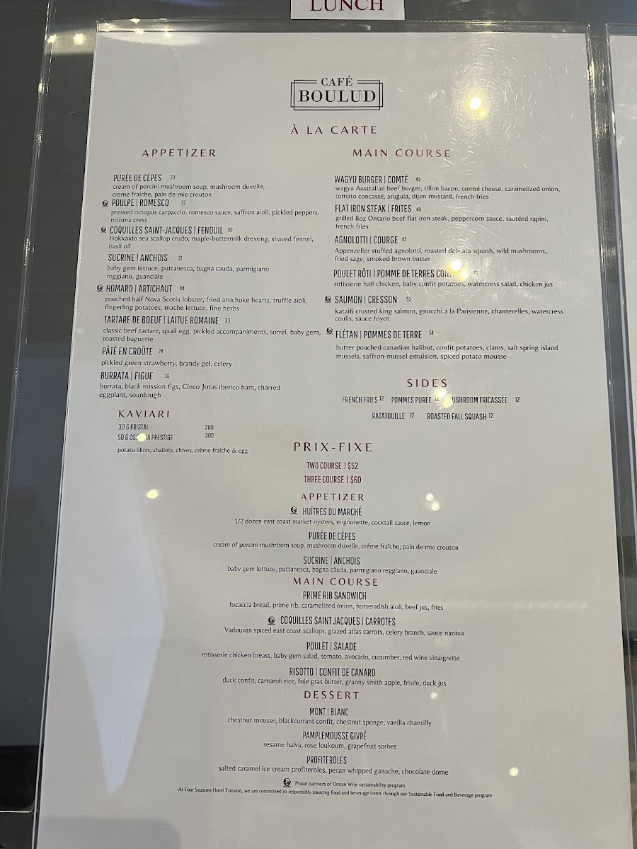Café Boulud Photo Menu 7