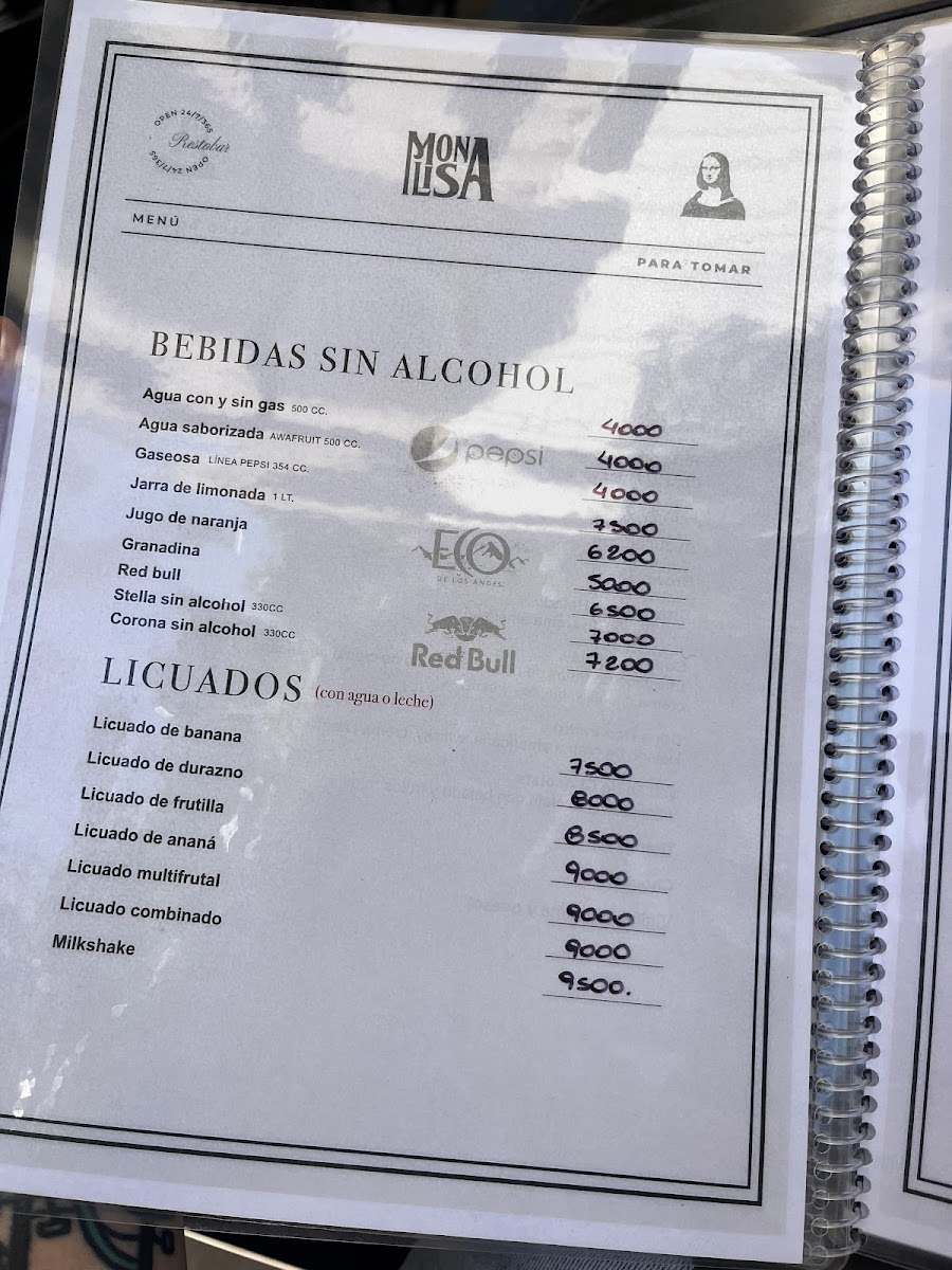 MonaLisa Resto&Bar Photo Menu 10