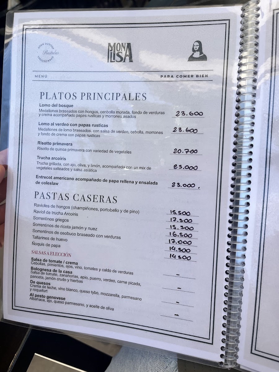MonaLisa Resto&Bar Photo Menu 4