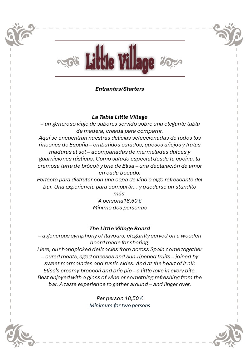 Restaurante Little Village Photo Menu 3