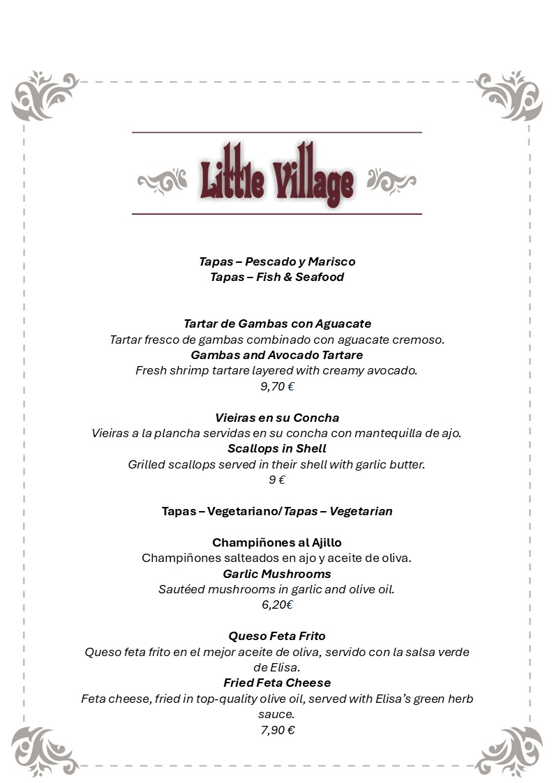 Restaurante Little Village Photo Menu 5