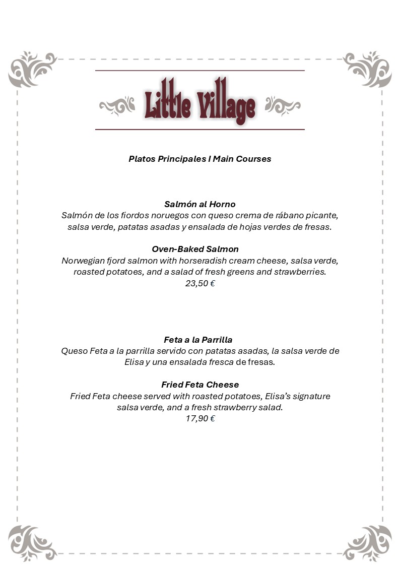 Restaurante Little Village Photo Menu 7