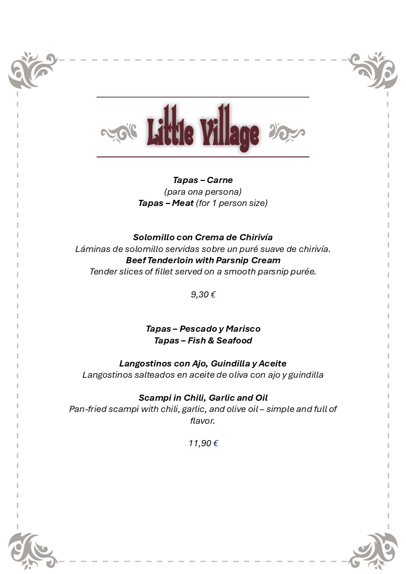 Restaurante Little Village Photo Menu 8