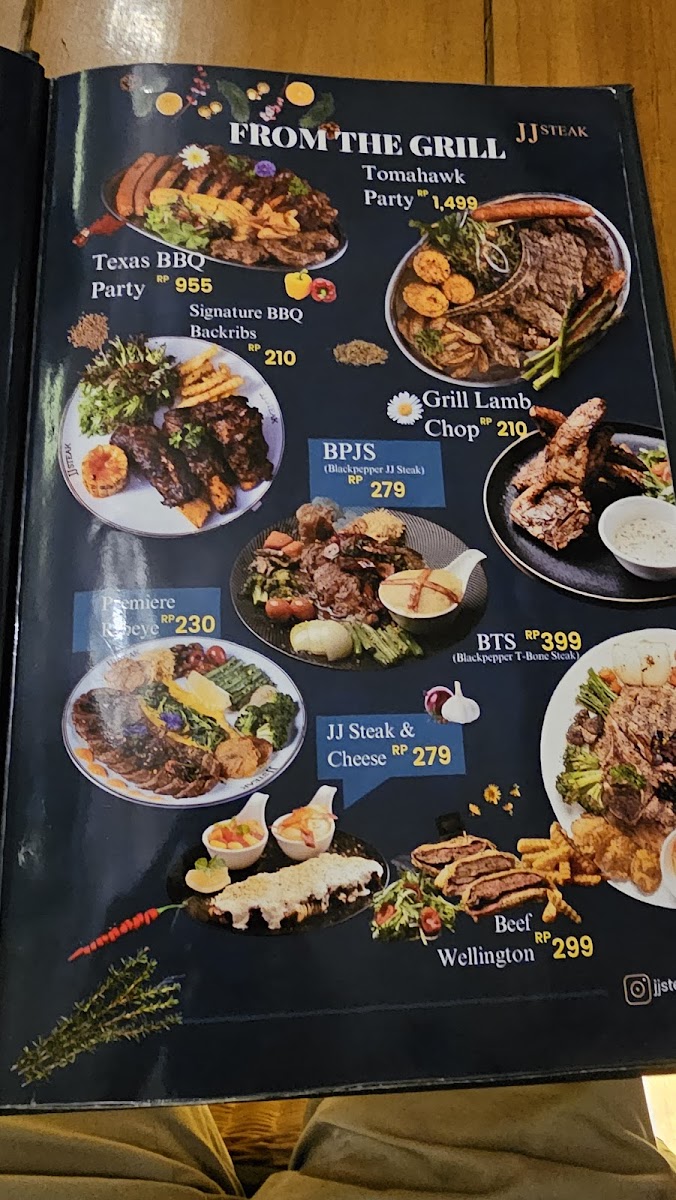 JJ Steak Griya Photo Menu 3