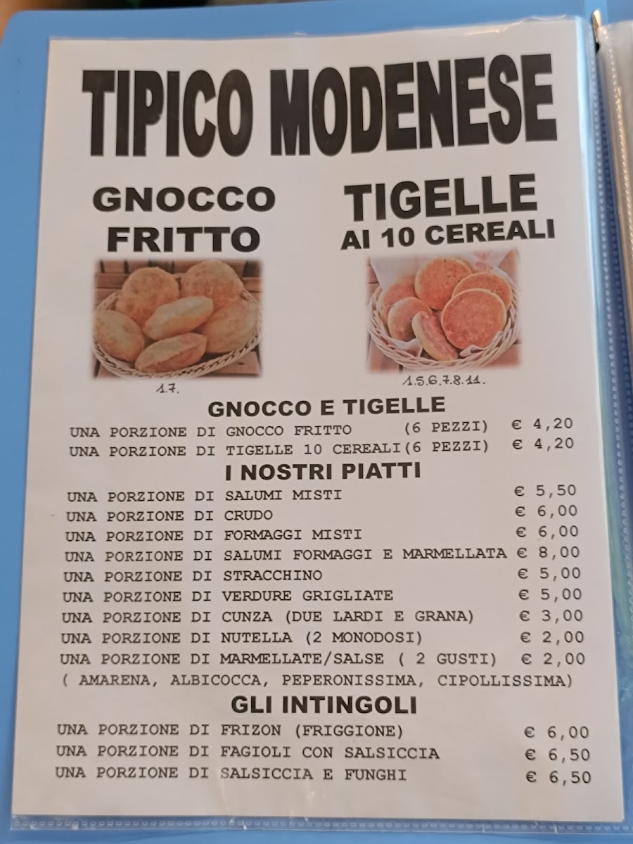 Insolito Bar Photo Menu 1