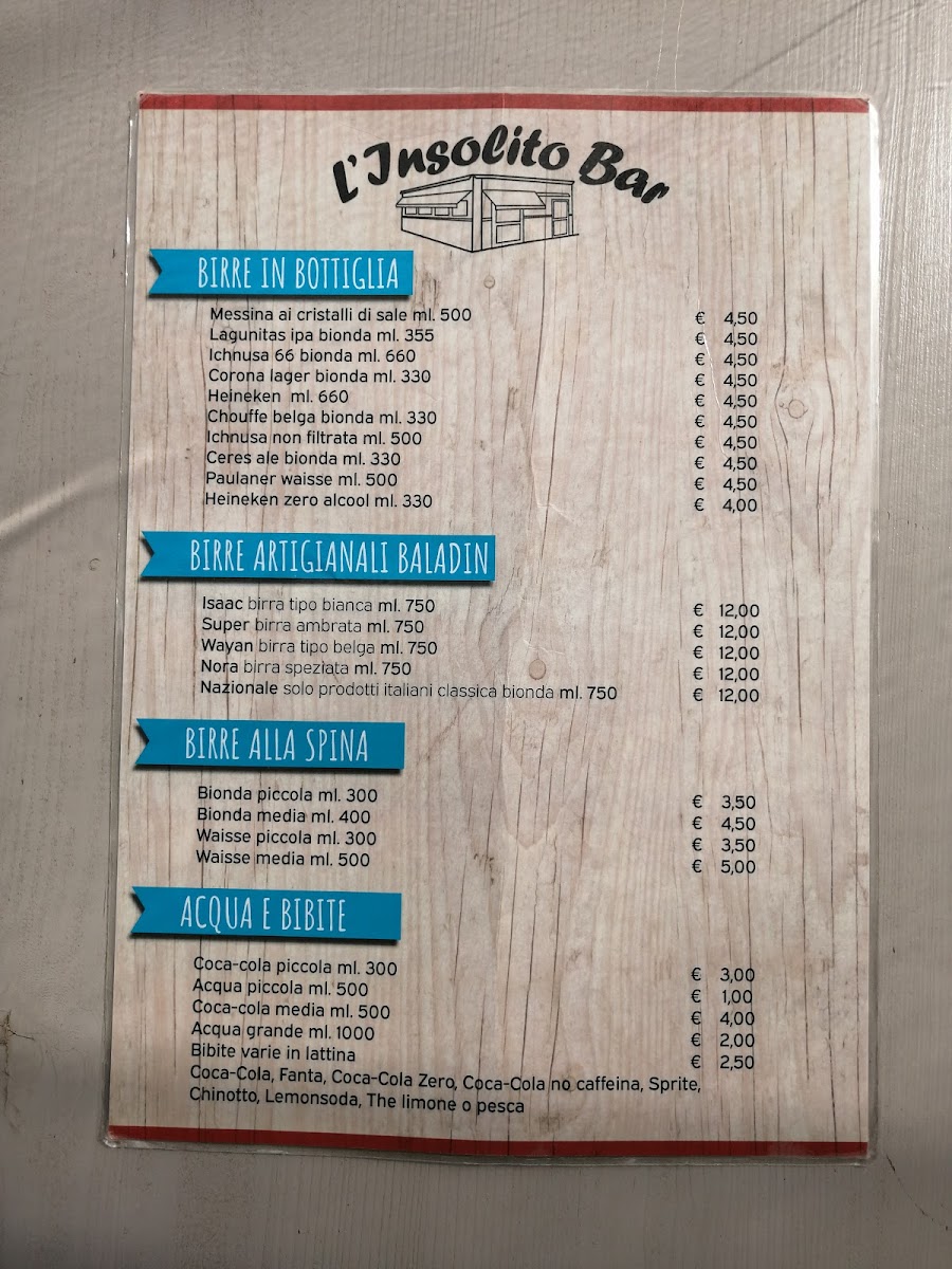 Insolito Bar Photo Menu 9