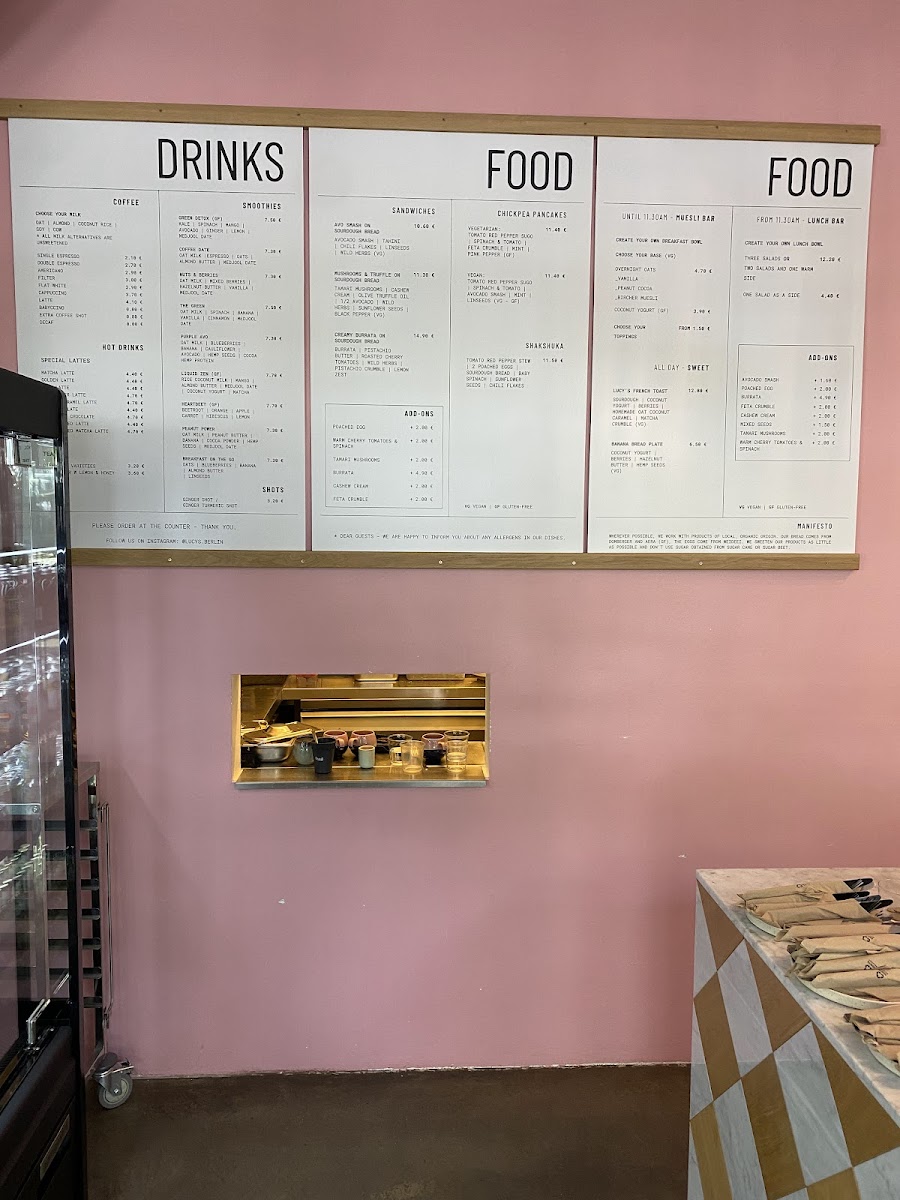 Lucy's. A healthy Deli Concept. Photo Menu 1