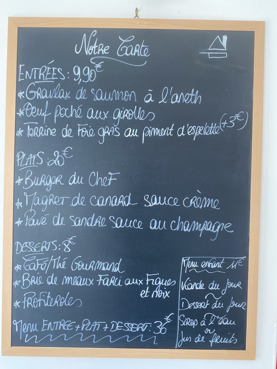 La Rencontre, Labellisé Papilles d’or Photo Menu 2