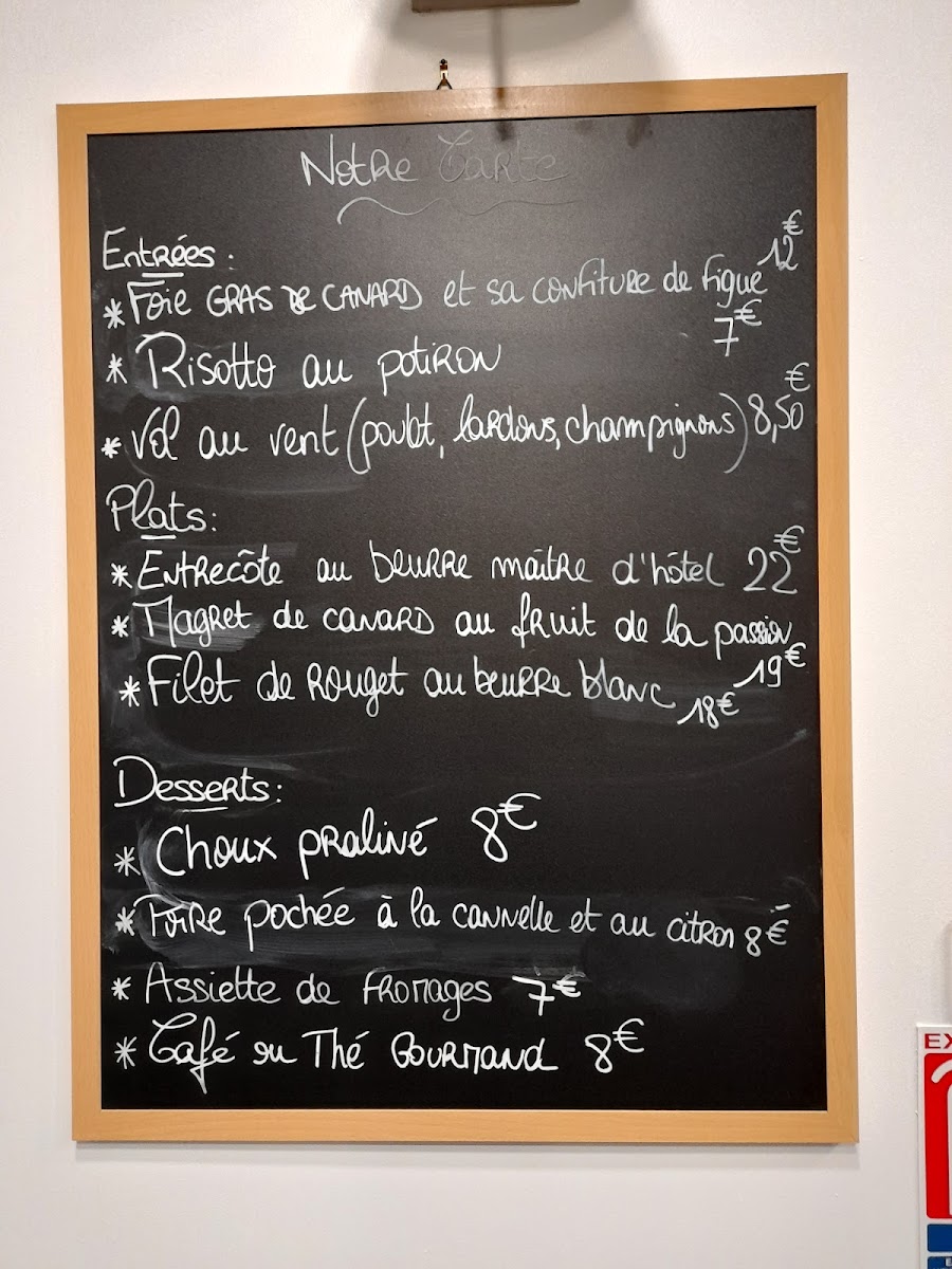 La Rencontre, Labellisé Papilles d’or Photo Menu 6