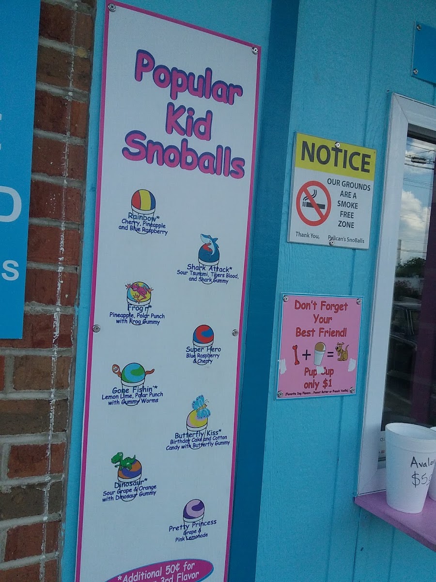 Pelican's Snoballs Photo Menu 8