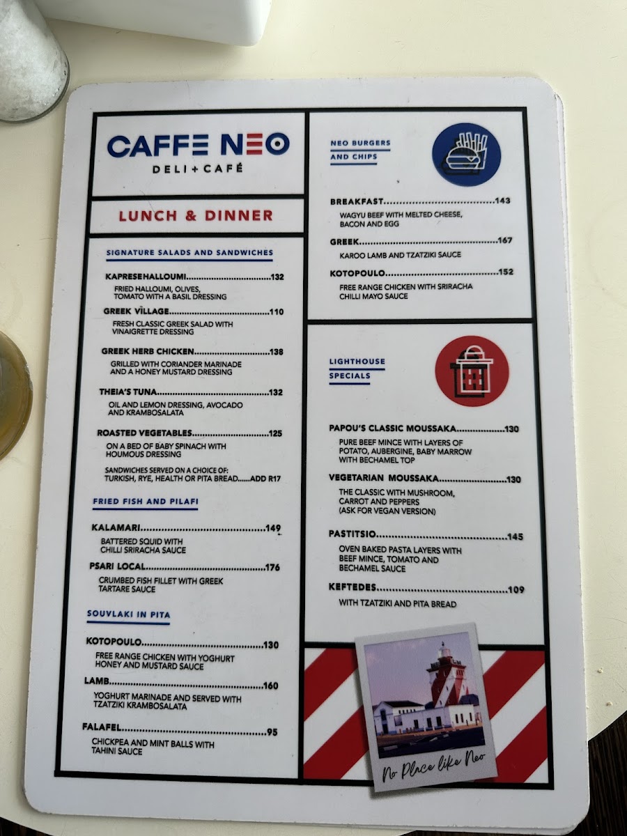 Caffe Neo Photo Menu 5