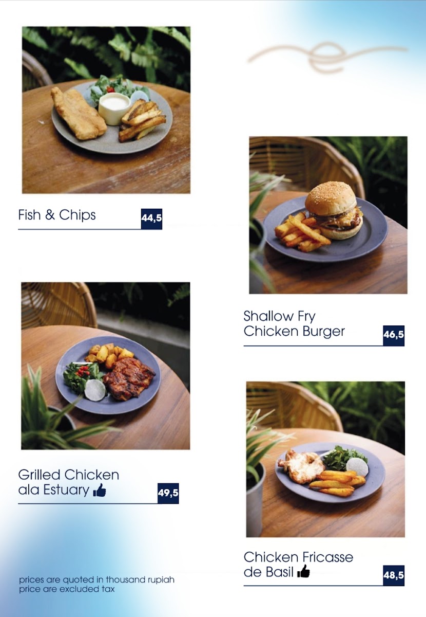 Estuary Café Photo Menu 10