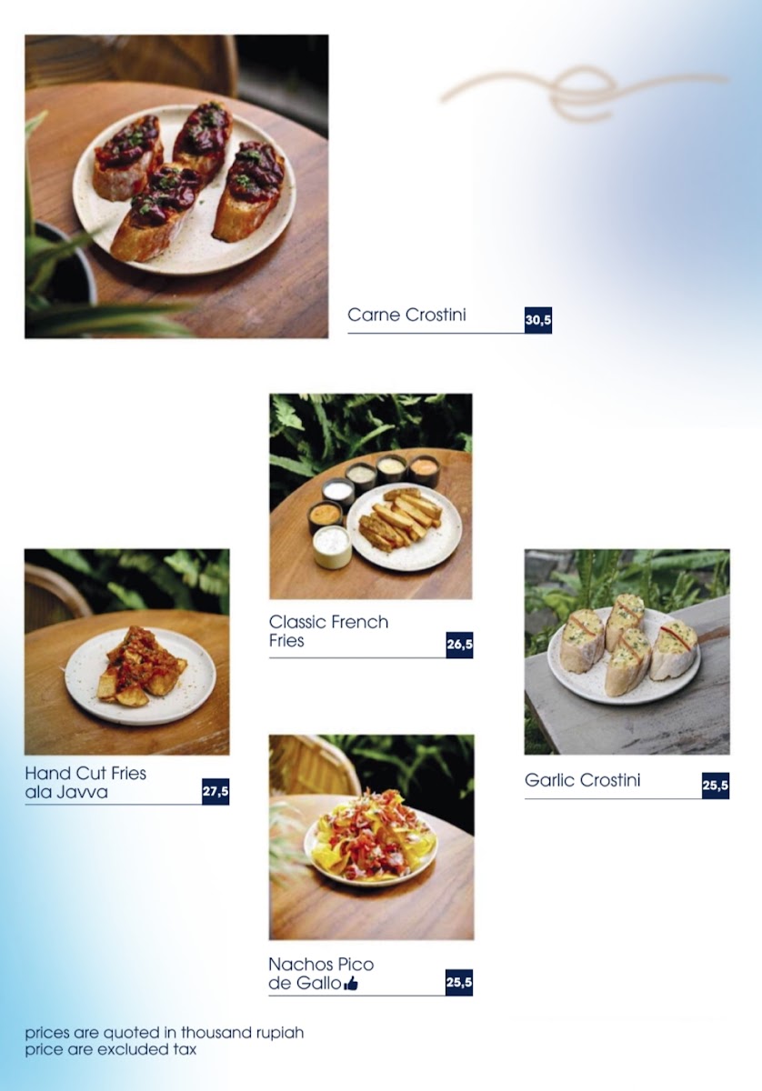 Estuary Café Photo Menu 8