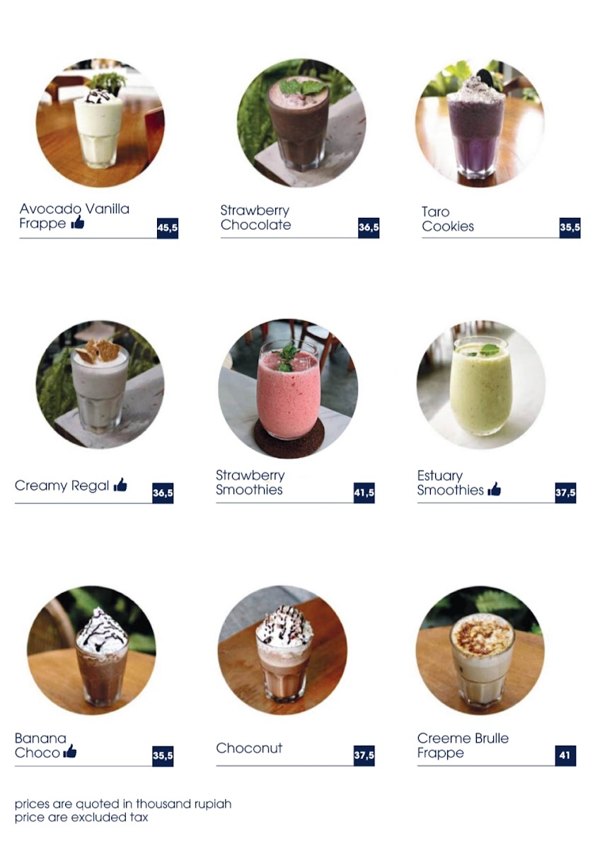 Estuary Café Photo Menu 9