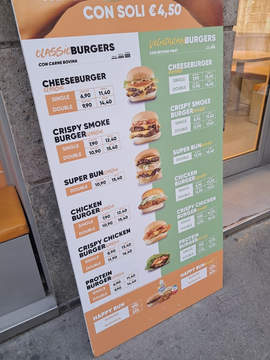 Bun Burgers - Via Torino Photo Menu 1
