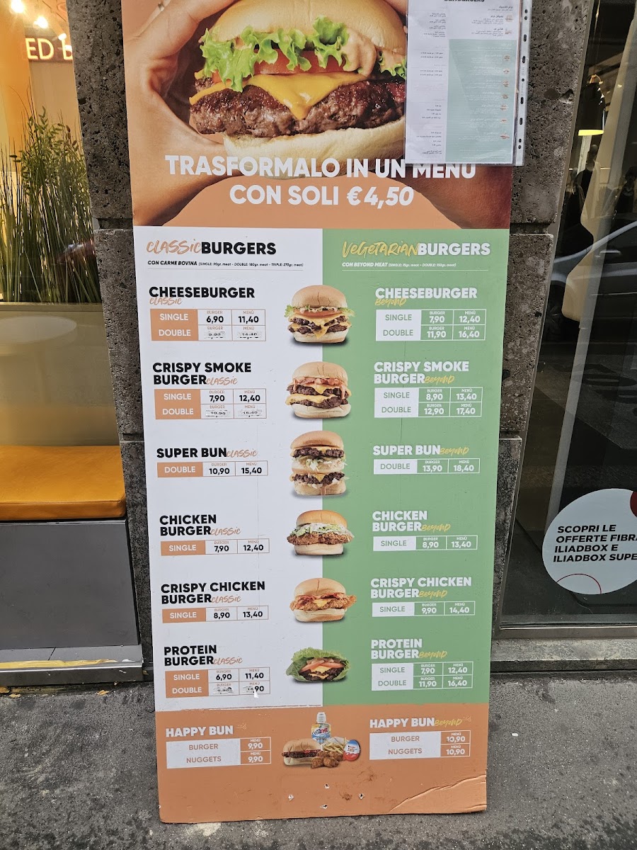 Bun Burgers - Via Torino Photo Menu 2