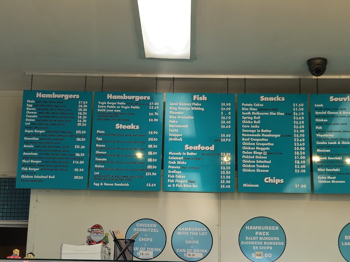 Blue Ocean Fish & Chippery Photo Menu 6
