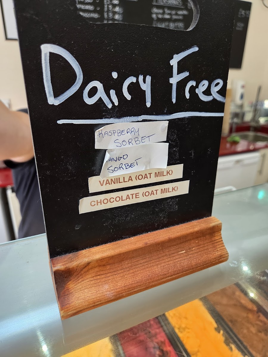 Mrs P's Luxury Ice Cream Photo Menu 1