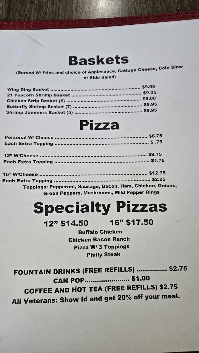 Stateline Bar N Grill Photo Menu 3