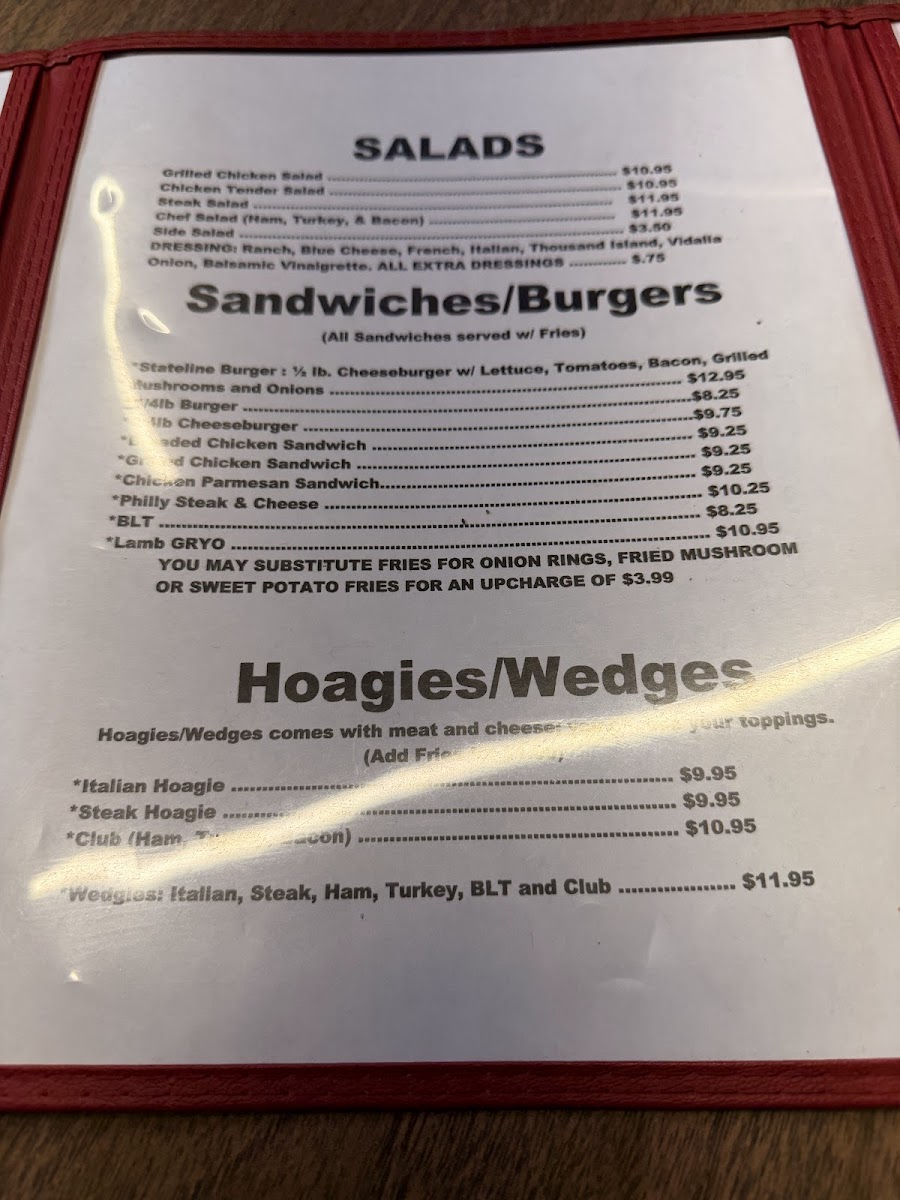 Stateline Bar N Grill Photo Menu 7