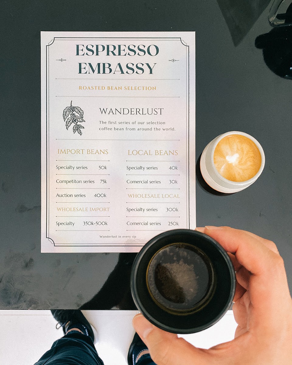 Espresso Embassy Coffee Roasters Photo Menu 4