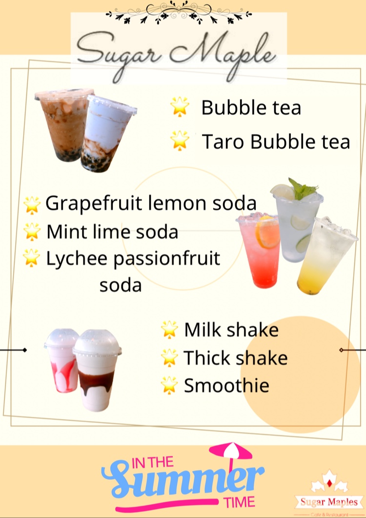 Sugar Maple Japanese Restaurant & Cafe Photo Menu 7