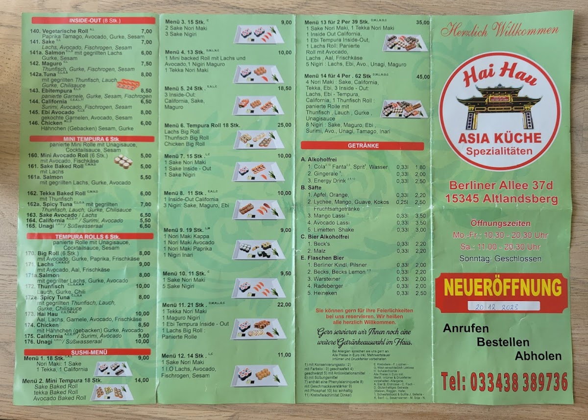 Hai Hau Photo Menu 2