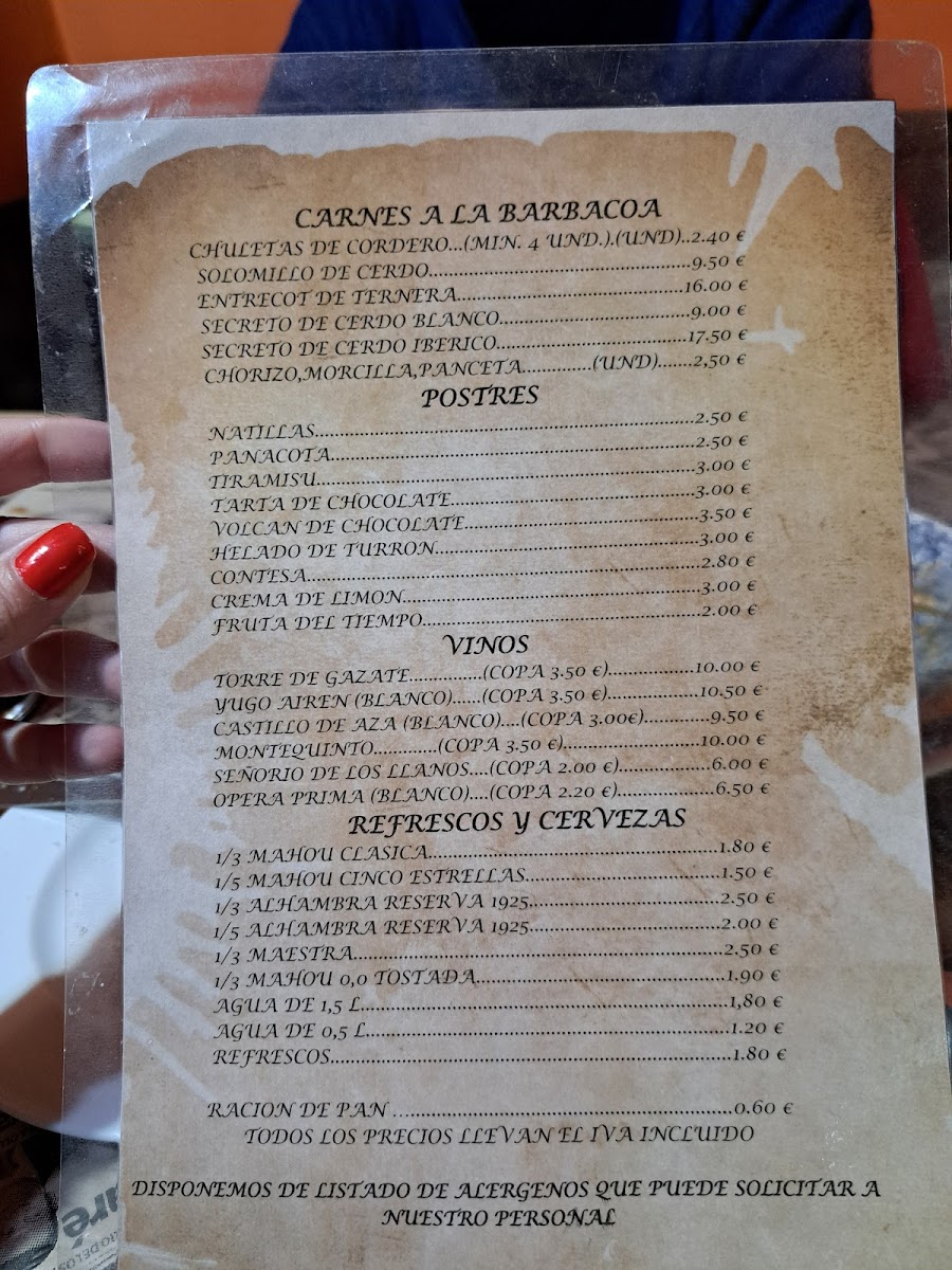 Restaurante La Dehesa Riópar Photo Menu 8