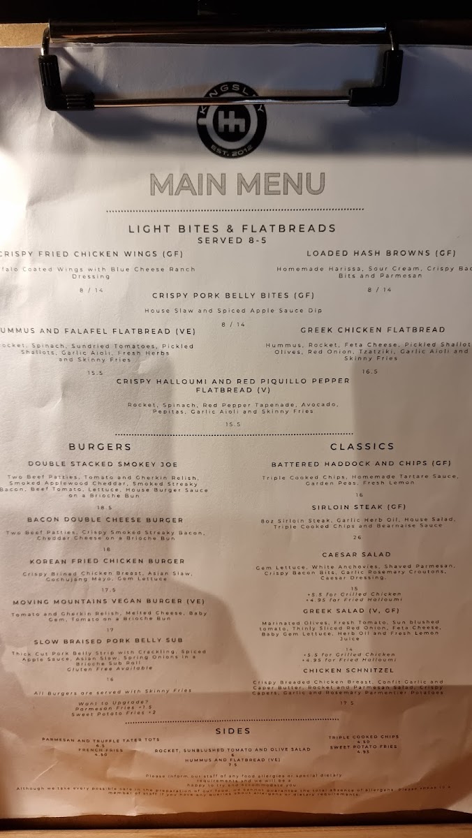 Kingsley Café Photo Menu 10