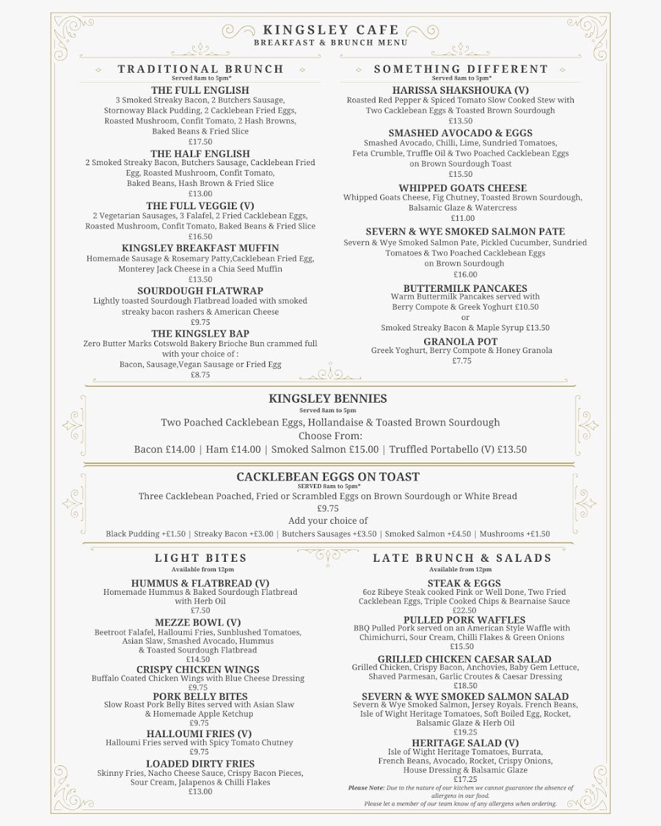 Kingsley Café Photo Menu 3