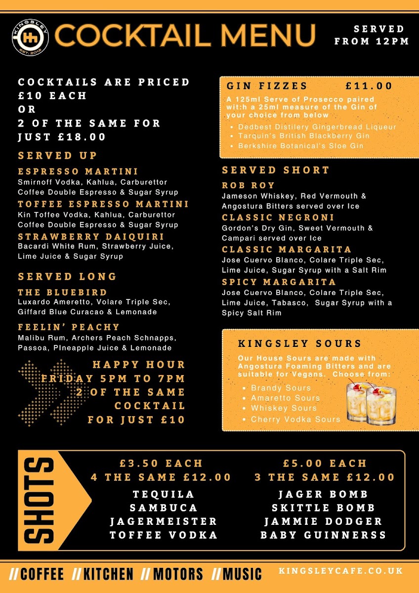 Kingsley Café Photo Menu 5