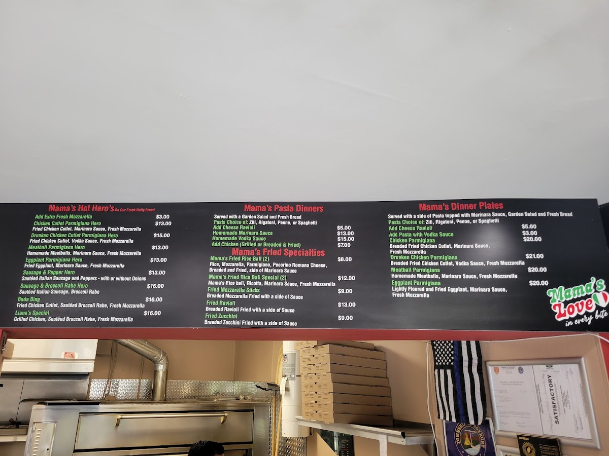 Mama's Pizzeria Roxbury Photo Menu 10