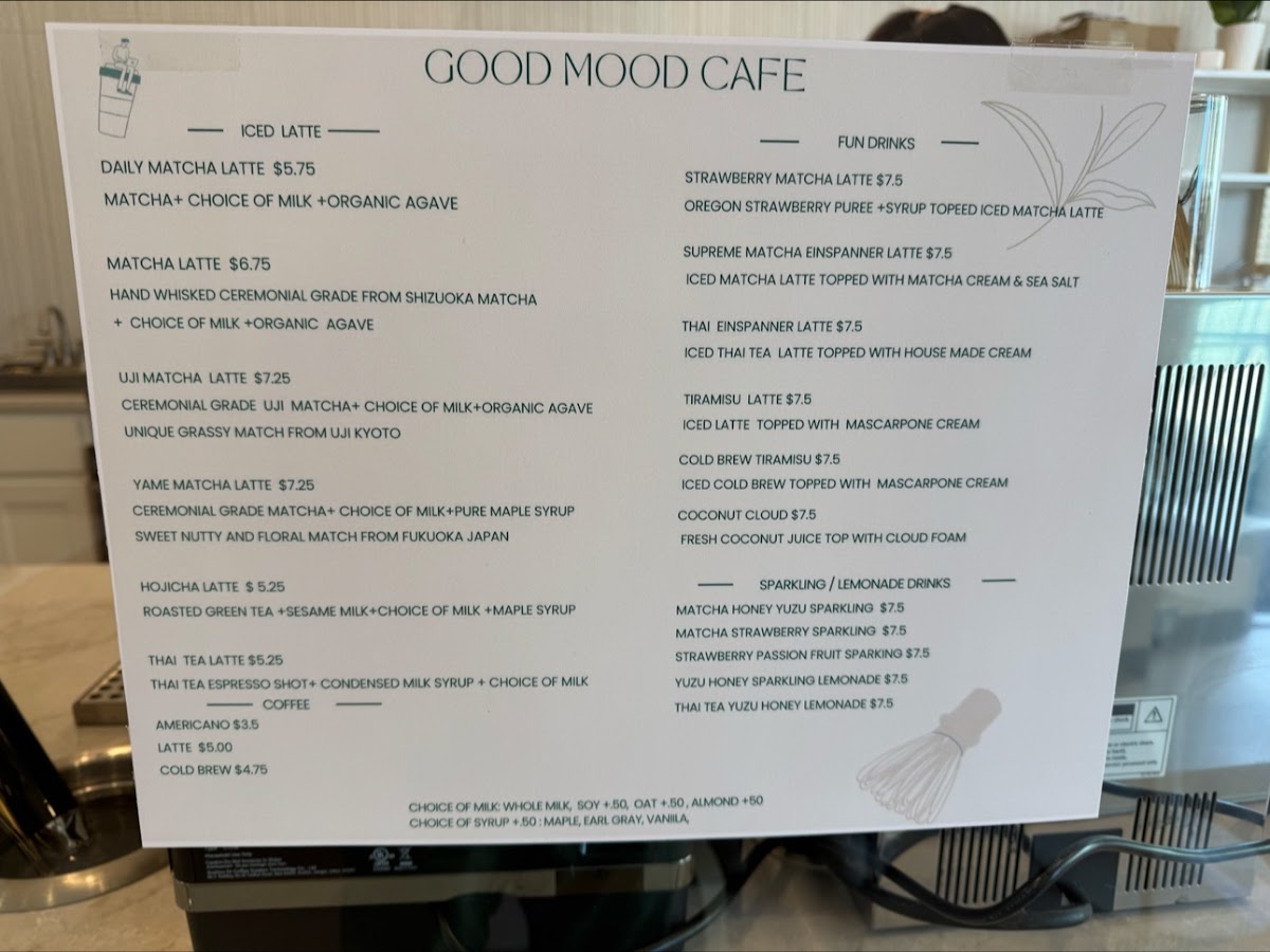 GOOD MOOD CAFE Photo Menu 1