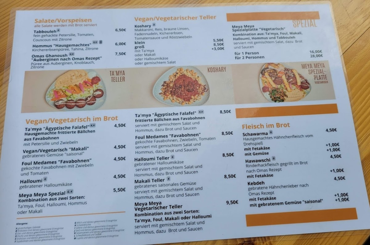 Meya Meya - ägyptisches Essen Photo Menu 5