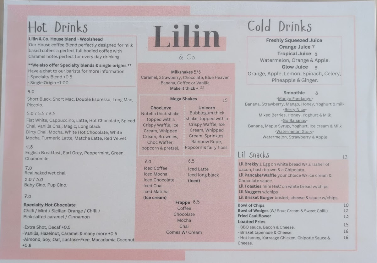 Lilin & co Photo Menu 3