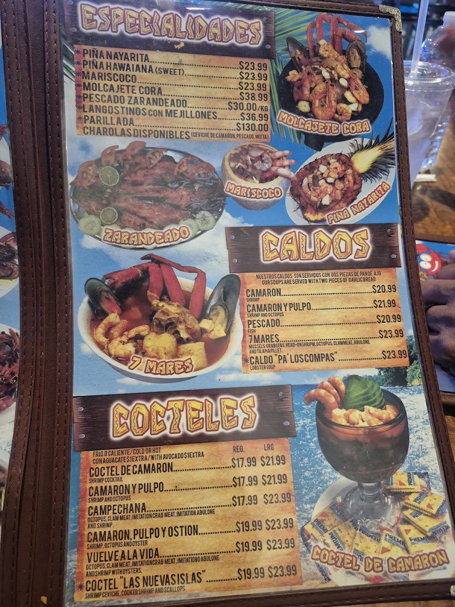 Las Nuevas Islas Photo Menu 1