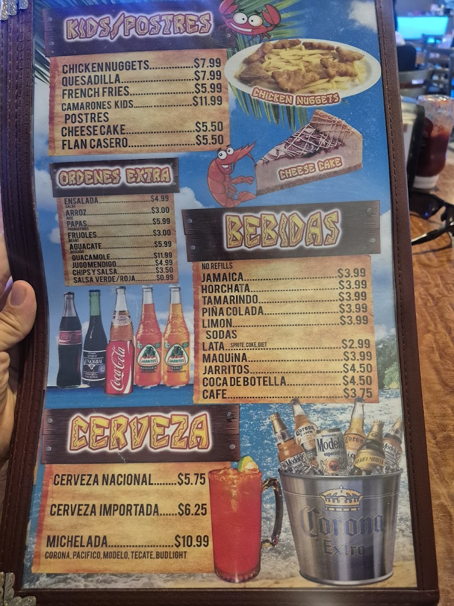 Las Nuevas Islas Photo Menu 2