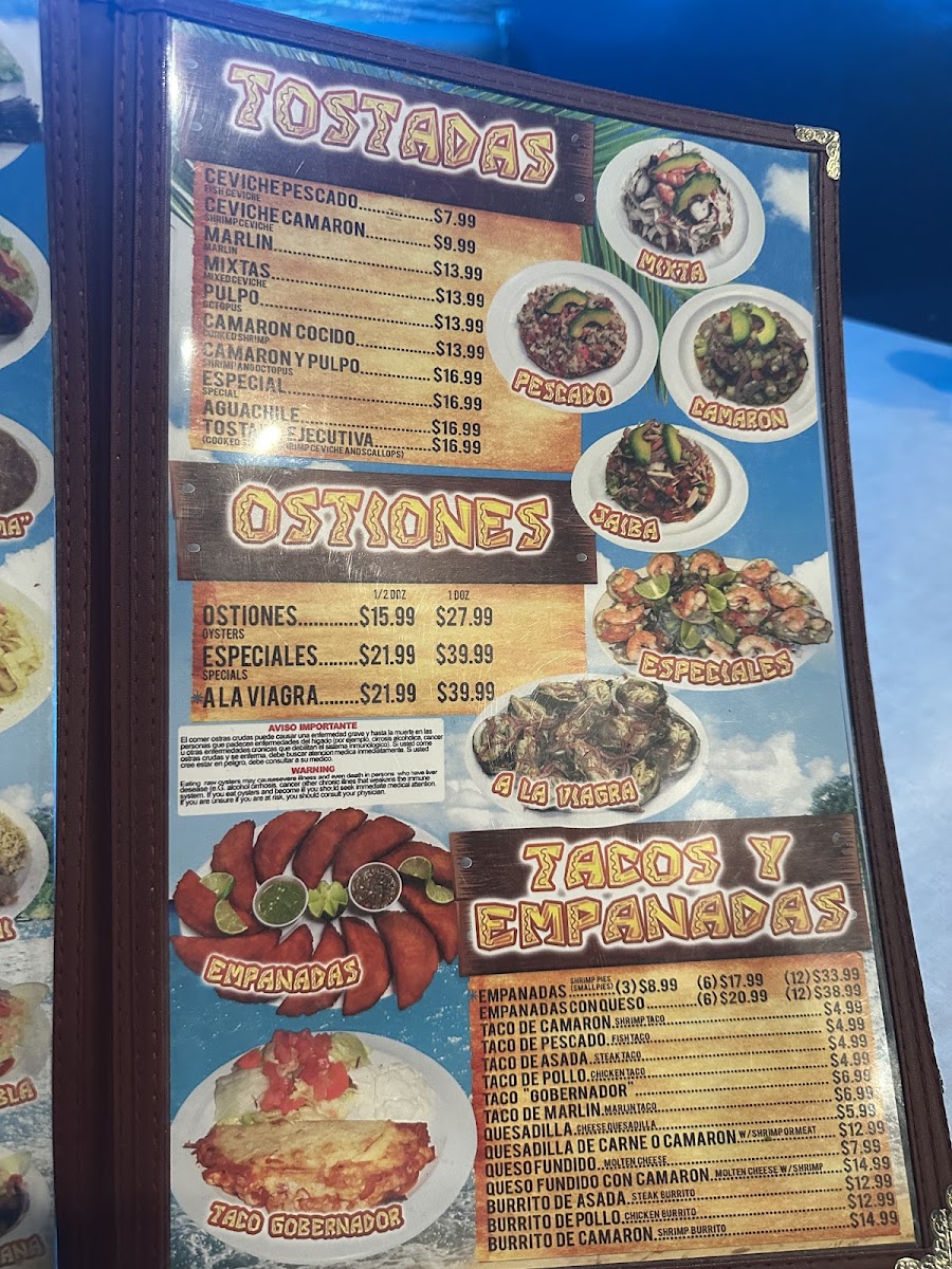 Las Nuevas Islas Photo Menu 5