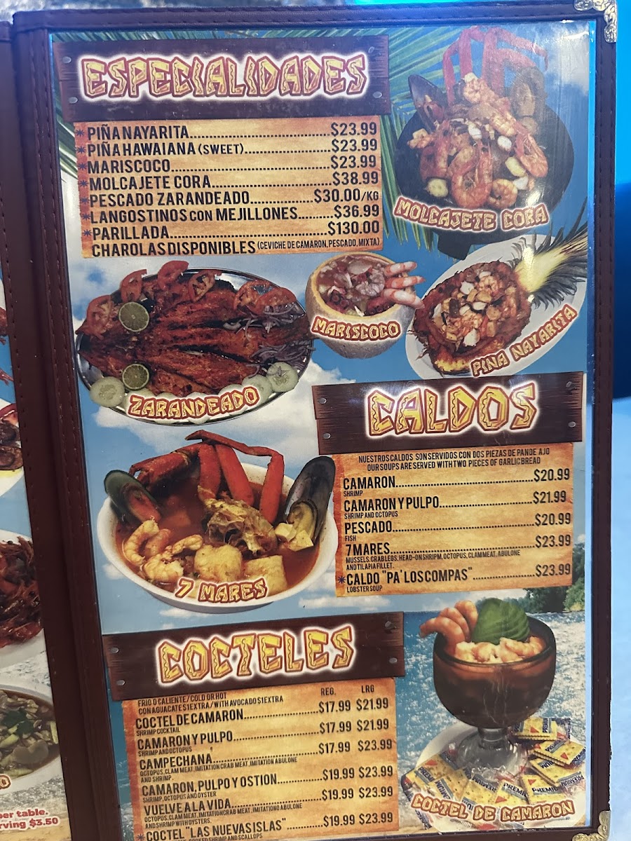 Las Nuevas Islas Photo Menu 8