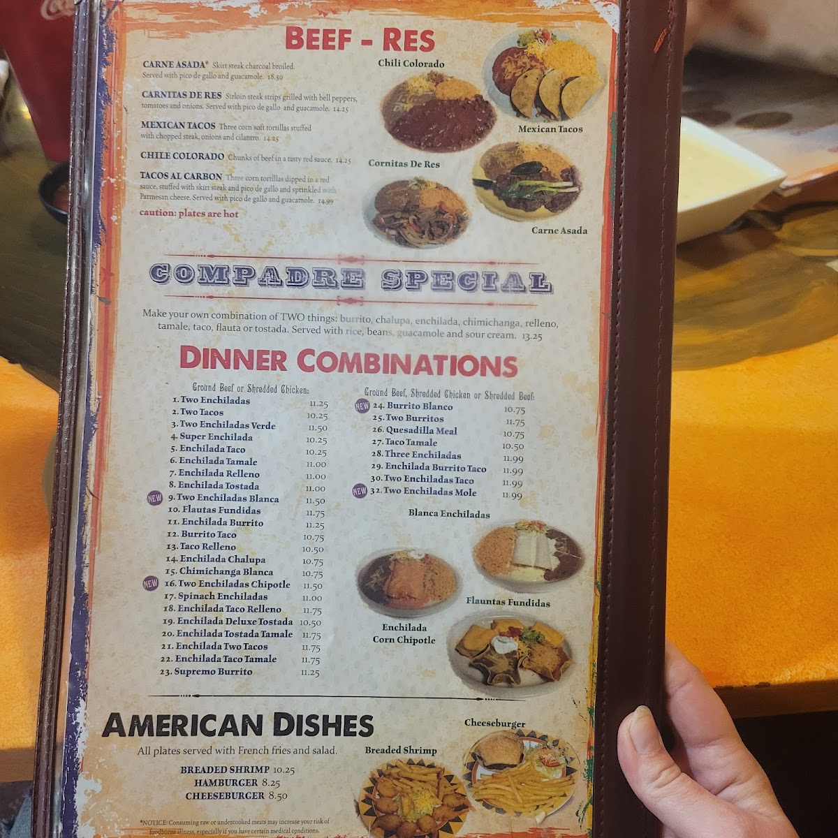 Cuautla Jalisco Family Mexican Restaurant Photo Menu 2