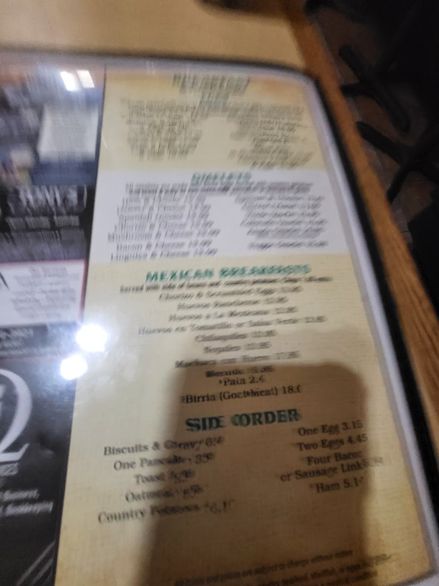 La Cascada Mexican Restaurant Photo Menu 9