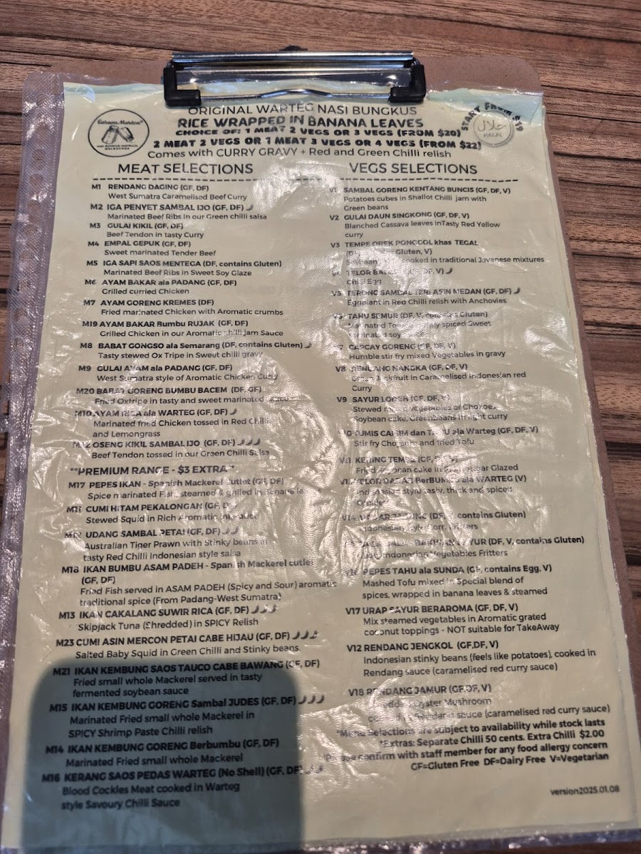 GaramMerica Original Warteg Nasi Bungkus Australia Photo Menu 8