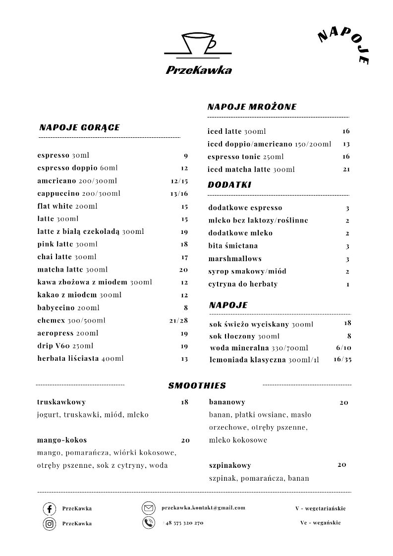 PrzeKawka Photo Menu 1