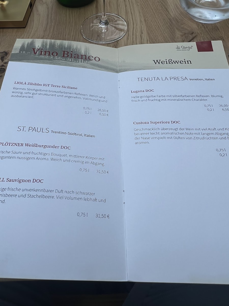 Ristorante da Sergio Bad Zwischenahn Photo Menu 7