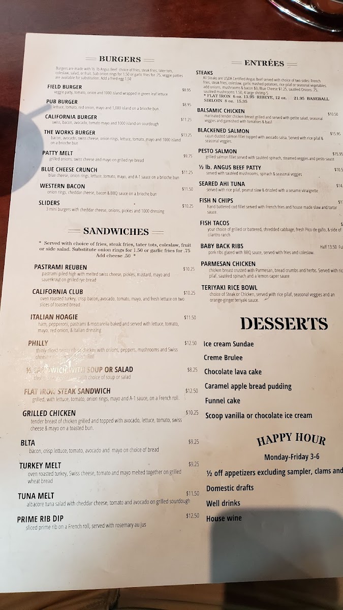 Sports Stop Pub & Grill Photo Menu 5