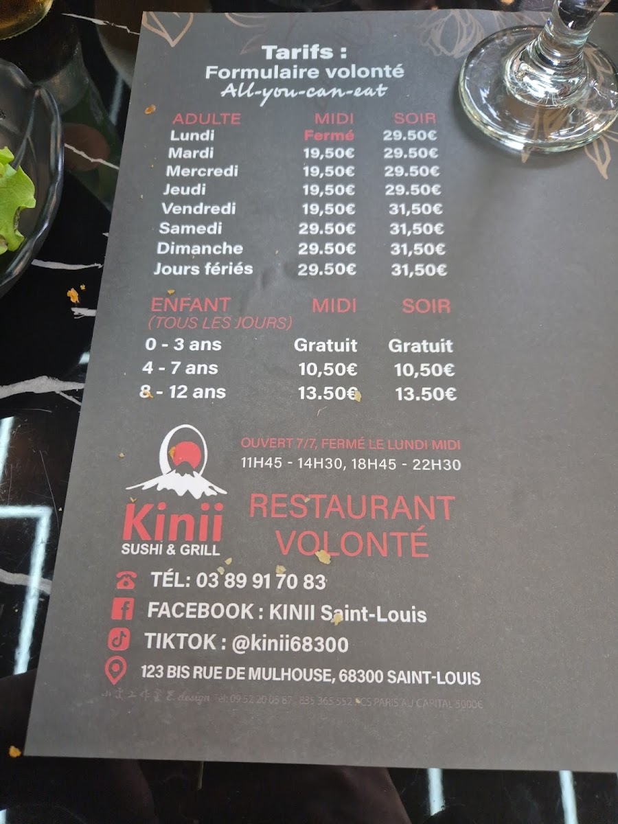 Kinii Saint-Louis Photo Menu 4