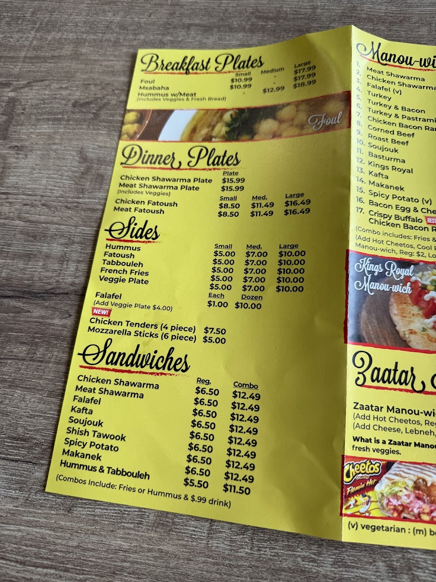 Kings Bakery Canton Photo Menu 4