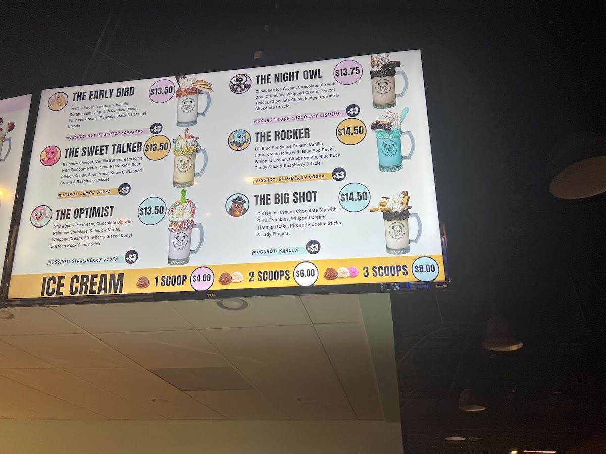 Mean Mugs Milkshake Bar Photo Menu 4