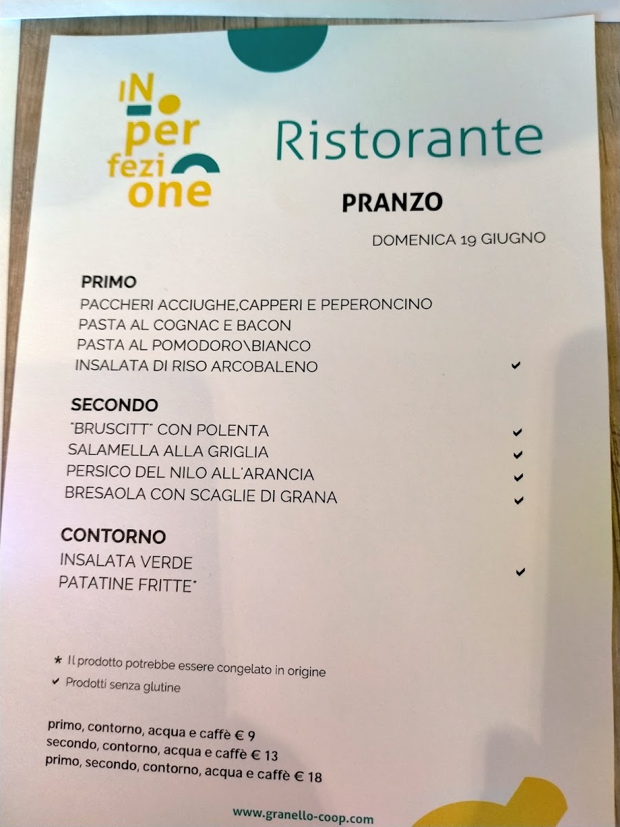IN-perfezione Bar Ristorante Chalet Photo Menu 1