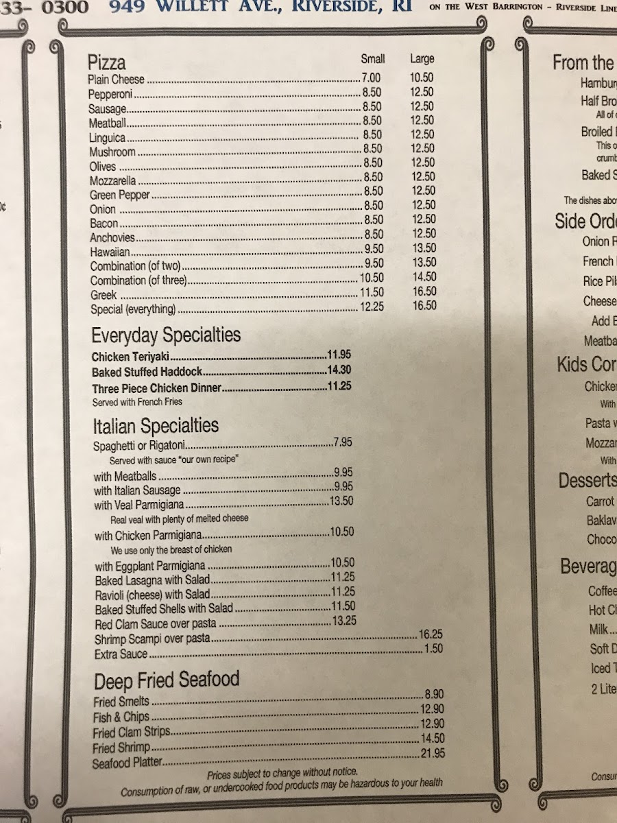 Town Pizza Photo Menu 6